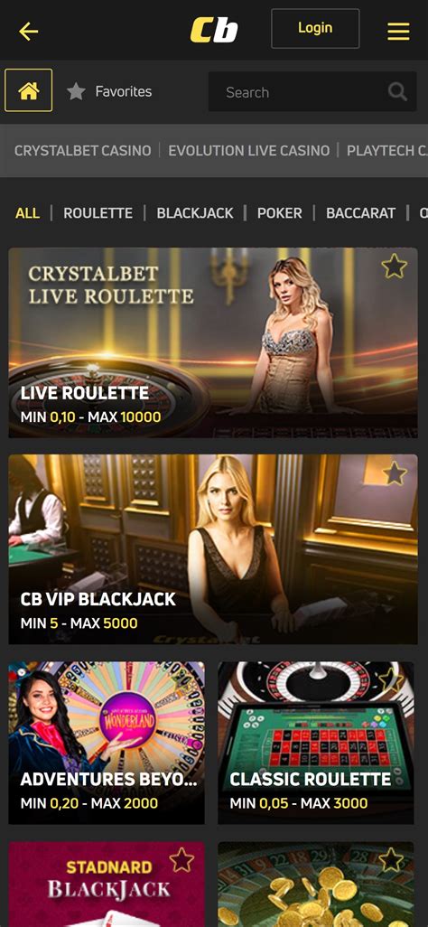 Crystalbet casino mobile